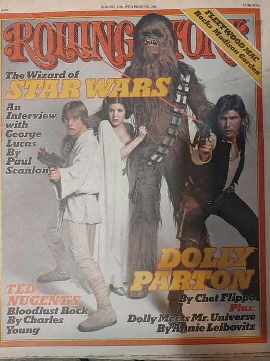 Rolling Stone Magazine The Wizard of Star Wars Issue No. 246 August 25 1977